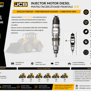 Injector diesel JCB 400/02213 pentru încărcător frontal JCB.