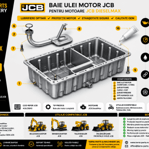 Baie ulei motor JCB 400/21890 pentru motoare DieselMax.
