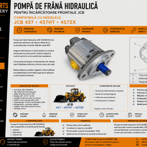 Pompă de frână hidraulică JCB 334/S8542 pentru încărcător frontal JCB 457.
