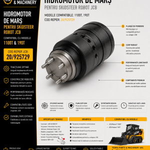 Hidromotor de marș JCB 20/925729 pentru skidsteer Robot 1100T și 190T