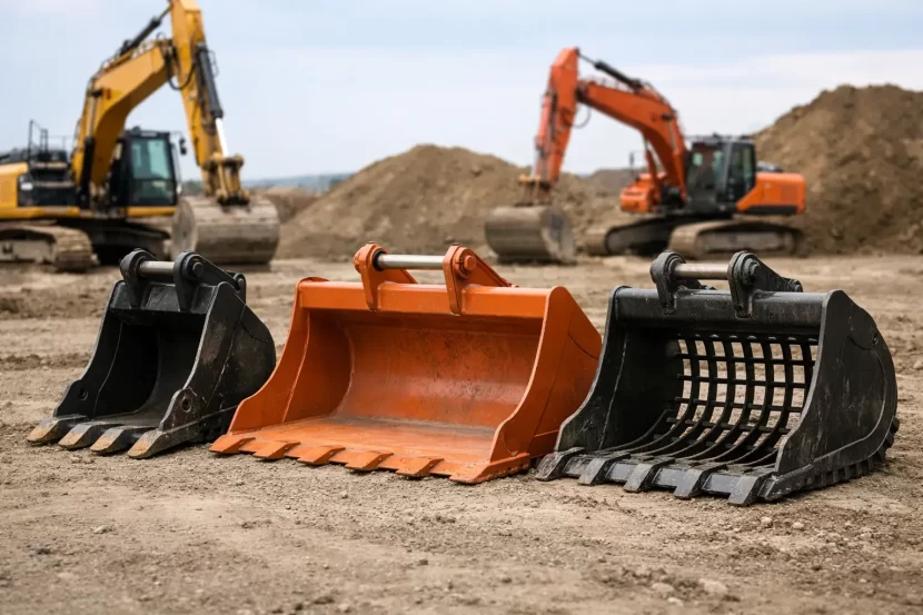 Ce tip de cupă de excavator aleg pentru lucrare?