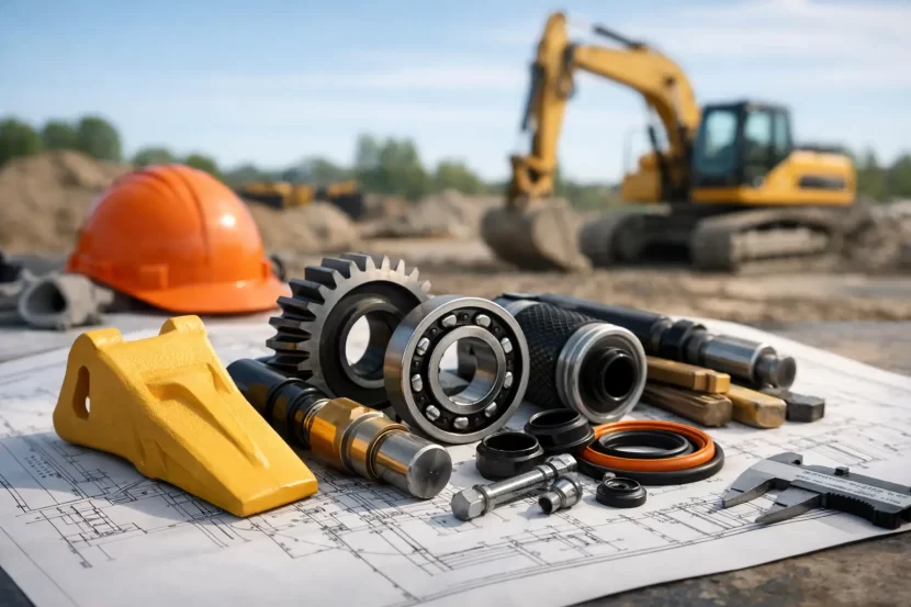 Cum alegi piese utilaje construcții corect