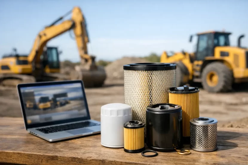 Filtre utilaje construcții online pentru flote