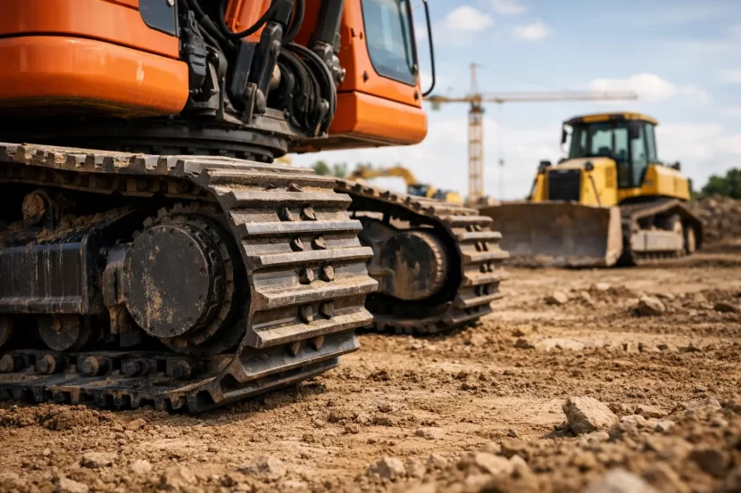 Lanțuri șenile pentru utilaje de construcții