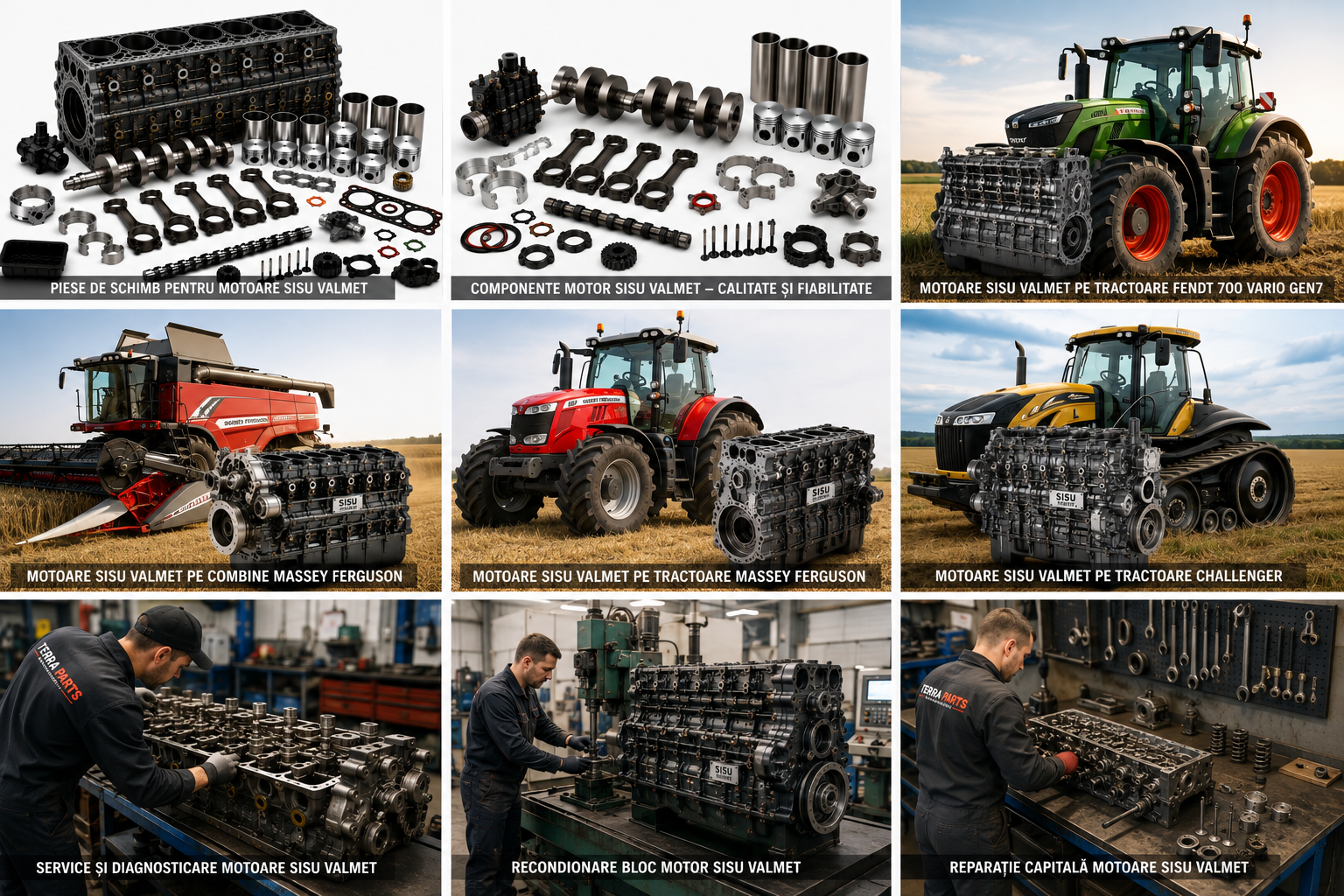 Piese de schimb motoare SISU Valmet