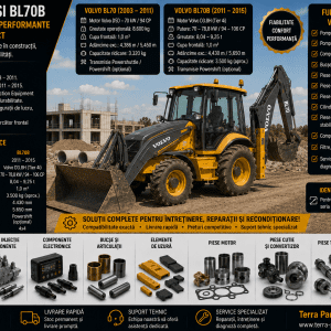 Piese pentru buldoexcavatoare Volvo BL70 și BL70B