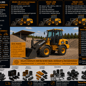 Piese pentru încărcătoare frontale Volvo L30 L30B și L30G