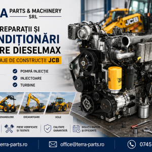 Reparații motoare DieselMax pentru buldoexcavatoare și telehandlere JCB