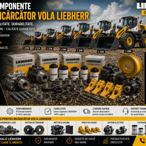 Piese încărcător frontal Liebherr pentru motor, transmisie și hidraulică