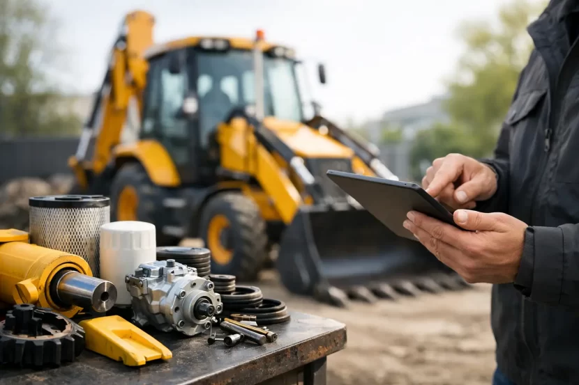 Cum comanzi piese pentru buldoexcavator corect