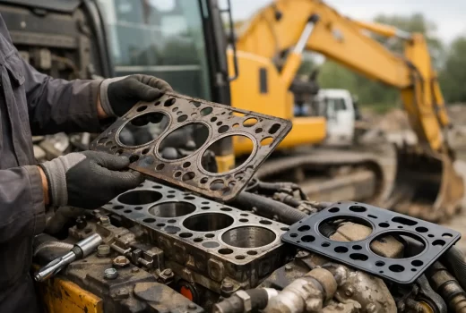Cum schimbi garnitura de chiuloasă la excavator