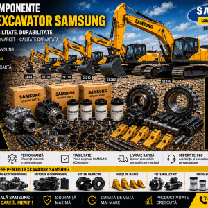 Piese excavator pe șenile Samsung pentru hidraulică și motor