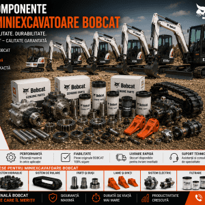 Pompă hidraulică și distribuitor pentru mini excavator Bobcat