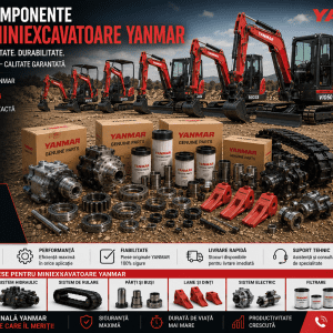 Piese miniexcavator Yanmar pentru motor, hidraulică și cale de rulare