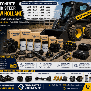 Piese pentru miniîncărcător New Holland și transmisie hidrostatică