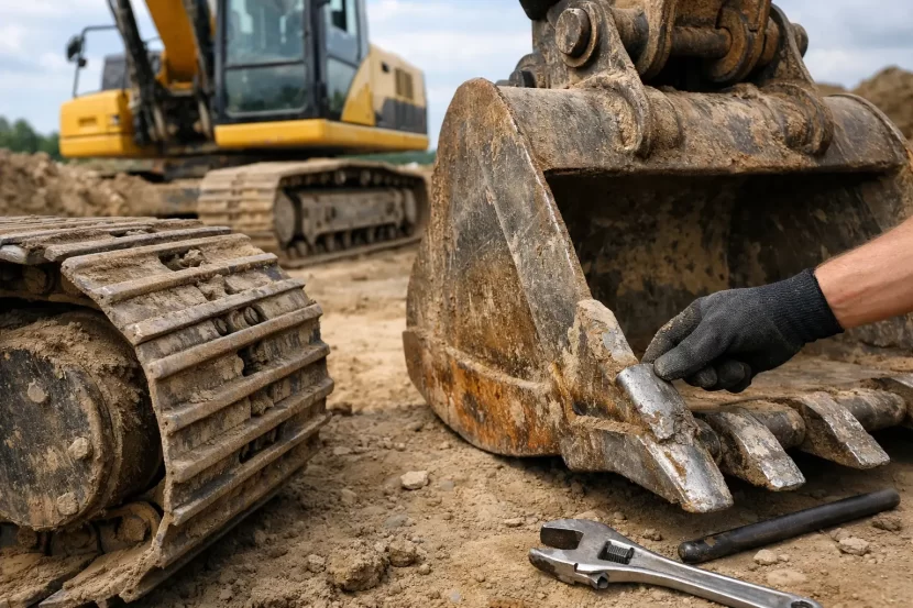 Uzura senilelor excavatorului: semne și soluții