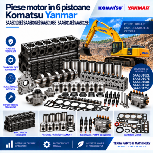 Piese motor Komatsu Yanmar SAA6D102E SAA6D107E SAA6D108E SAA6D114E SAA6D125E