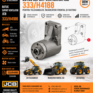 Butuc suport ventilator JCB 333/H4188 pentru motor utilaje JCB