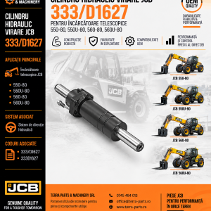 Cilindru virare JCB 333/D1627 pentru telehandler 550-80