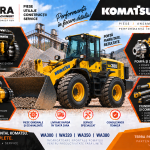 Piese încărcător frontal Komatsu WA300 WA320 pentru motor, hidraulică, transmisie și punți