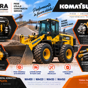 Piese încărcător frontal Komatsu WA400 WA420 pentru motor, hidraulică, transmisie și punți