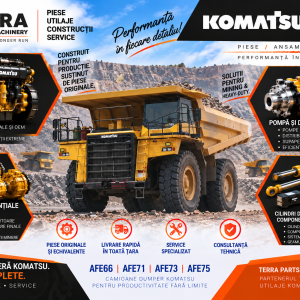 Piese dumper Komatsu AFE66 AFE71 pentru motor, hidraulică, transmisie și axe