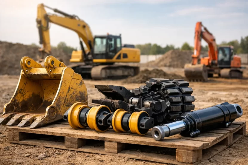 Cele mai căutate piese de excavator pe șantier