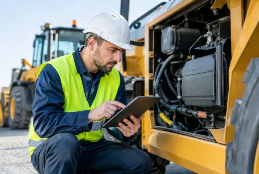Diagnostic diferențial încărcător pentru utilaje